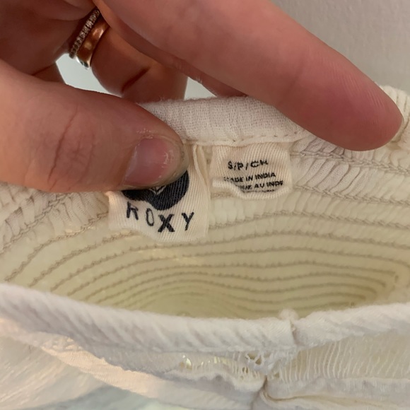 Roxy White Lace High to Low dress - Picture 6 of 7